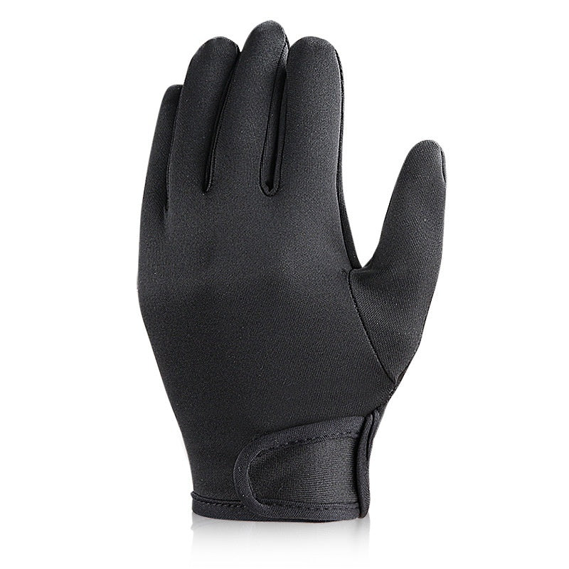 Five-finger Thick Lace-up Hair Gloves Heat Insulation