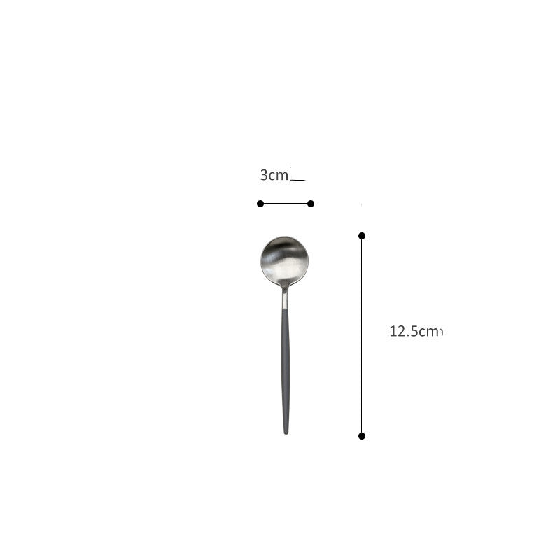 Electroplating Western Tableware Stainless Steel Cutlery Set