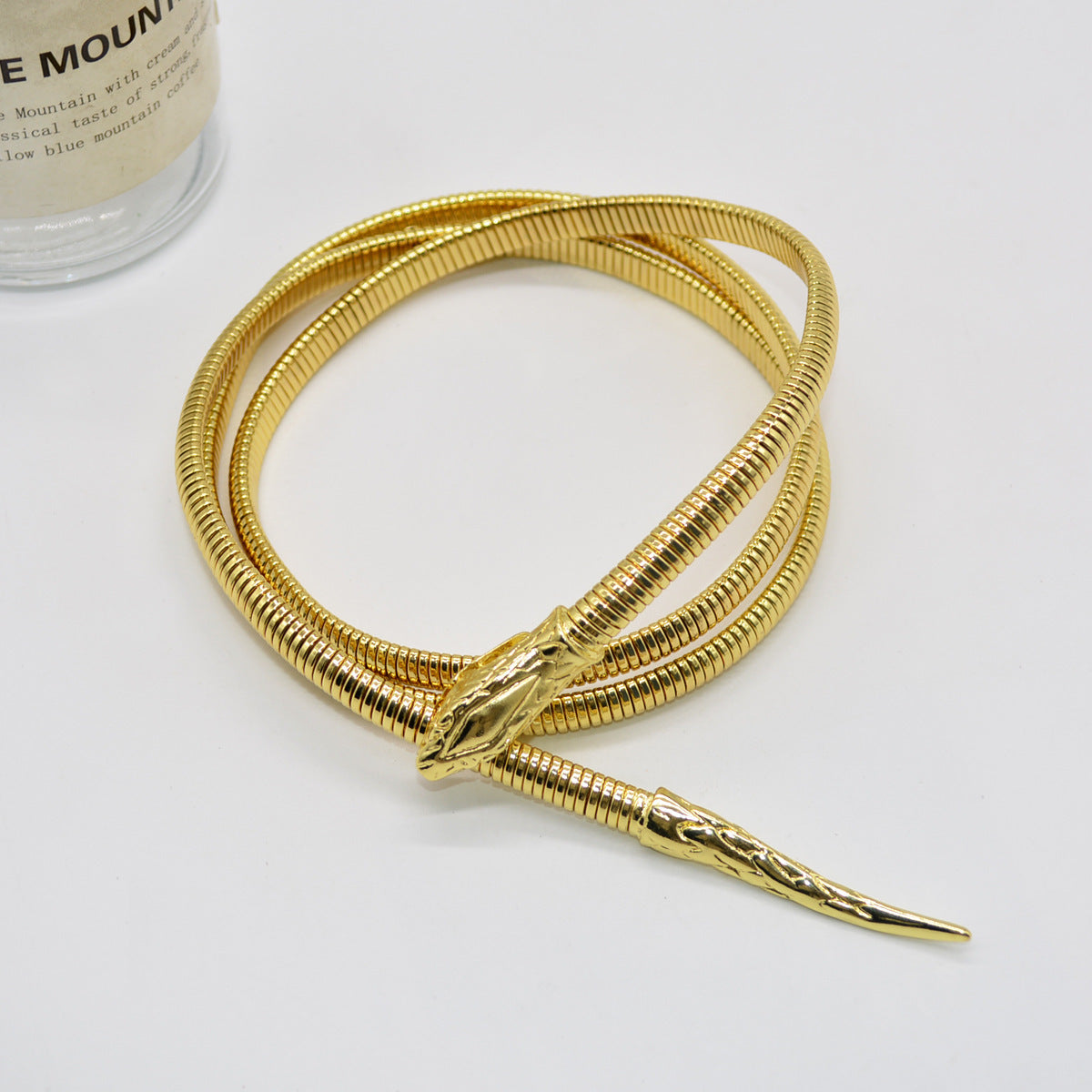 New Snake Waist Chain Personality Snake-shaped Metal Chain Match With Coat Skirt Belt