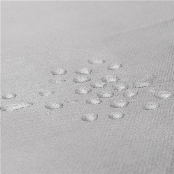 High Legged No Canvas And Side Fabric Wardrobe Gray