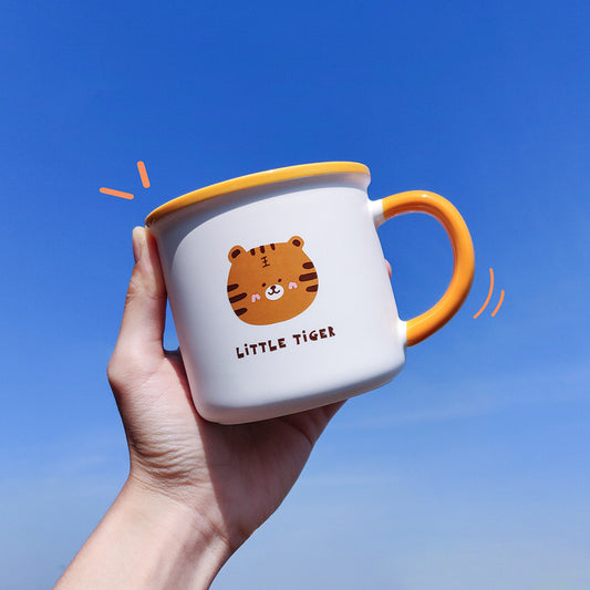 Love Tiger Ceramic Mark Drinking Cup