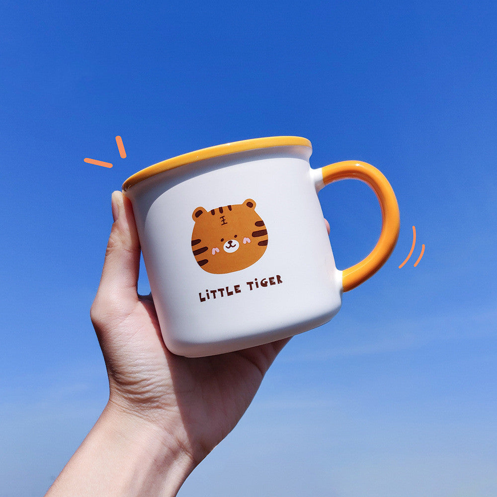 Love Tiger Ceramic Mark Drinking Cup