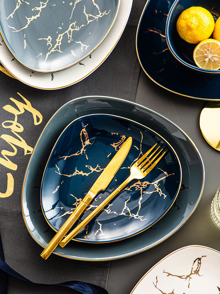 Nordic Light Luxury Style Phnom Penh Marble Household Bowl