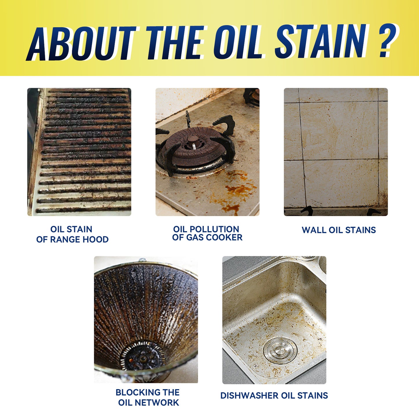 Kitchen Heavy Oil Stain Soaking Powder