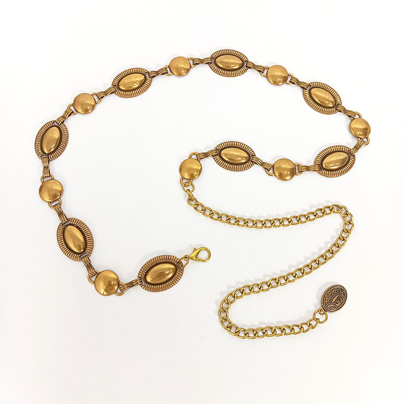 Popular Metal Retro Waist Chain For Women