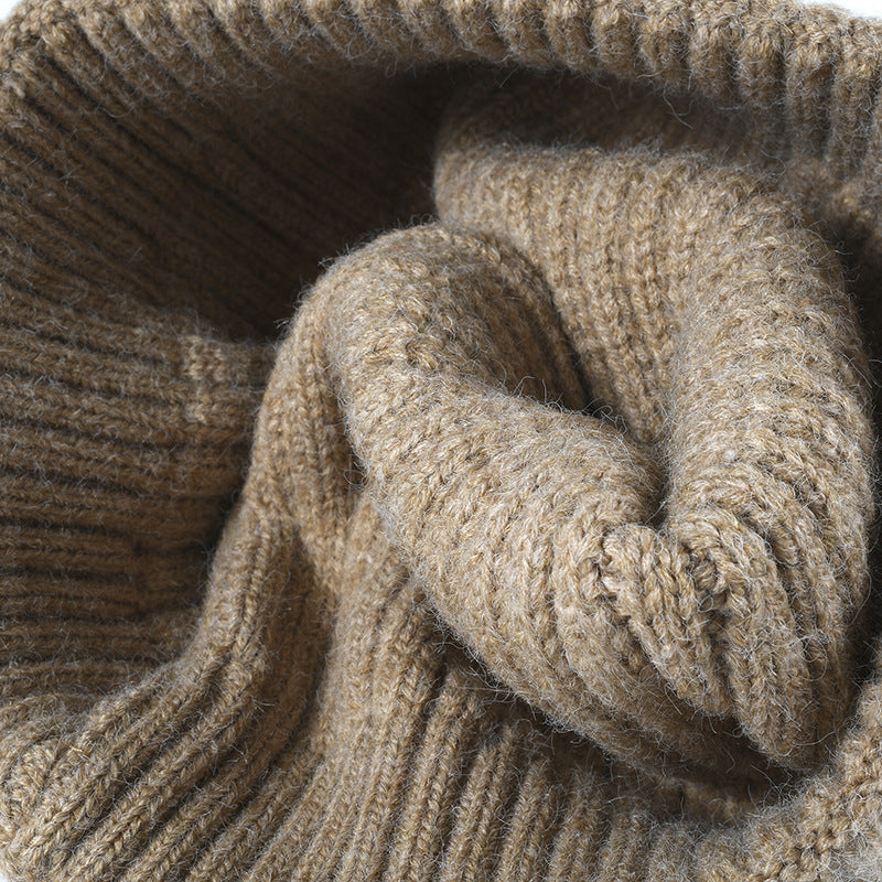 All-match Simple Warm Thickened Knitted Hat