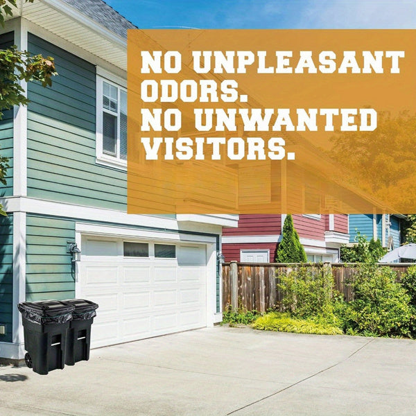 1.9MIL Thick 50 Gallon Black Garbage Bags 100 Pieces, No Delivery On Weekends, Prohibited From Sale On Amazon