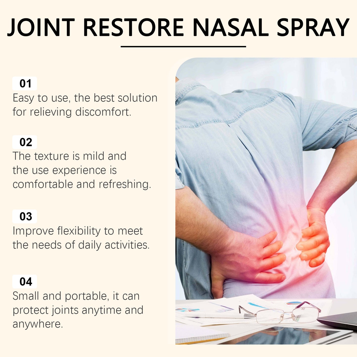 Laniska Herbal Joint Nasal Spray Relieves Joint Discomfort And Improves Flexibility And Comfort Care Spray