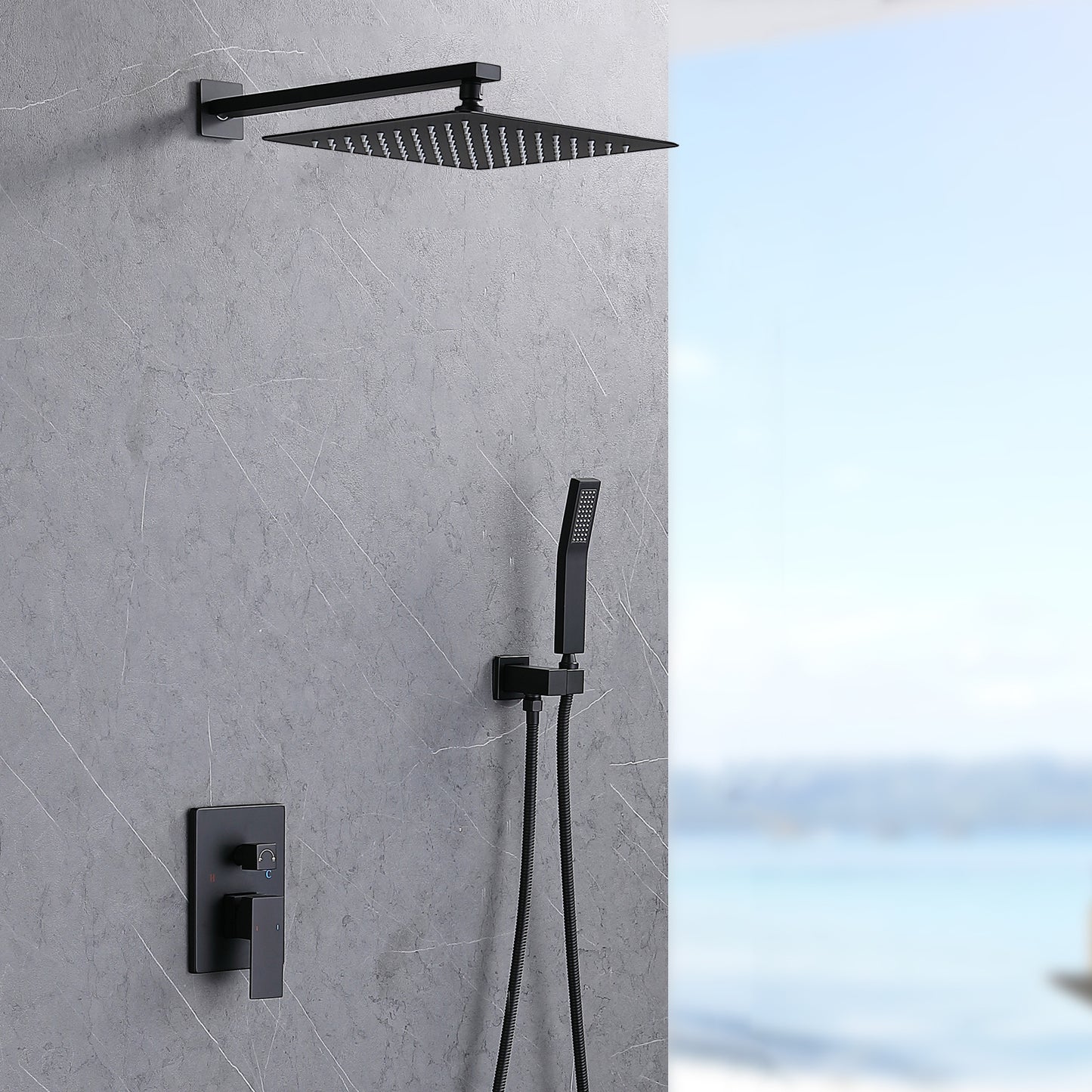 Shower System Shower Faucet Combination Set Wall Mounted, Unable To Ship On Weekends
