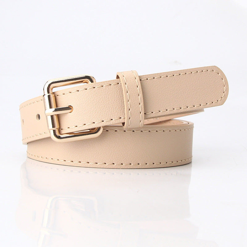 Women's Simple Pu Korean Style All-matching Trendy Fashion Belt
