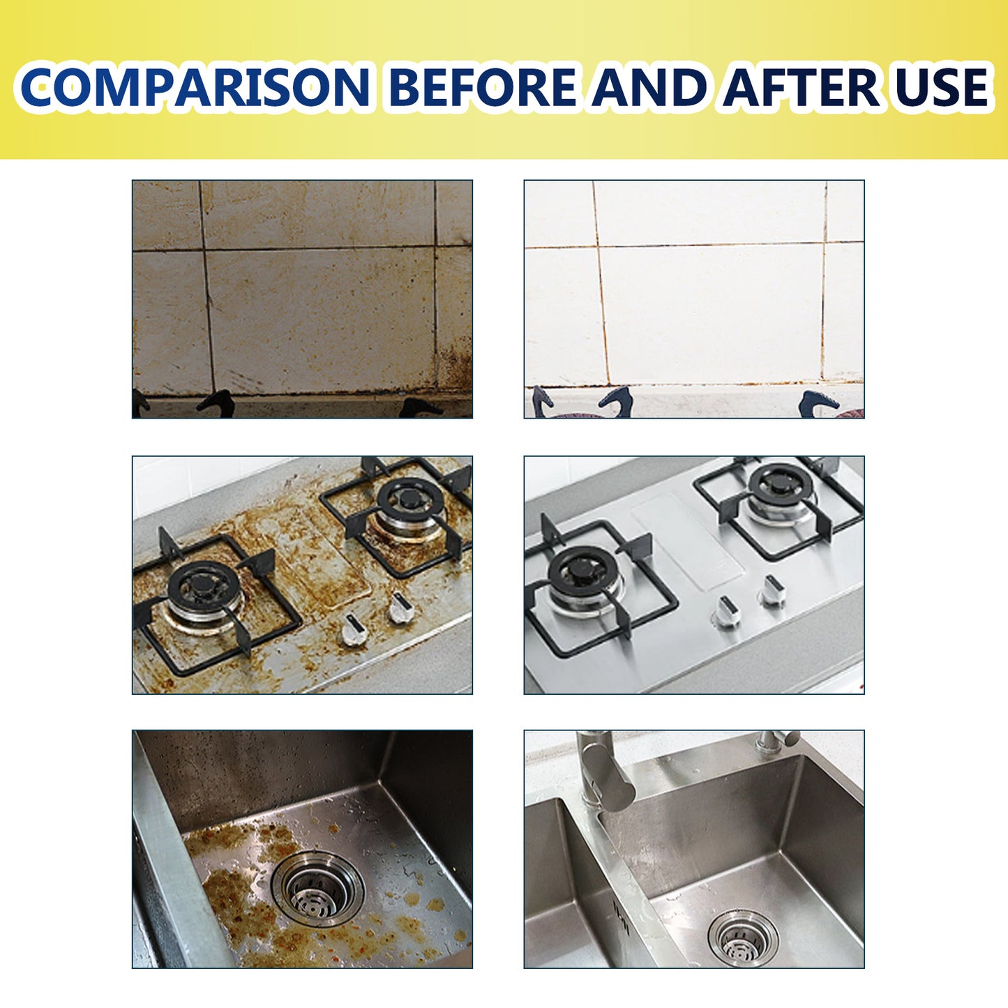 Kitchen Heavy Oil Stain Soaking Powder