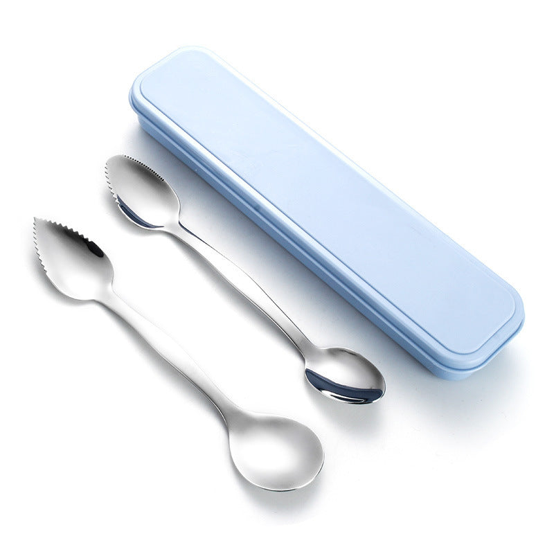 Stainless Steel Creative Double-headed Mud Scraper For Children