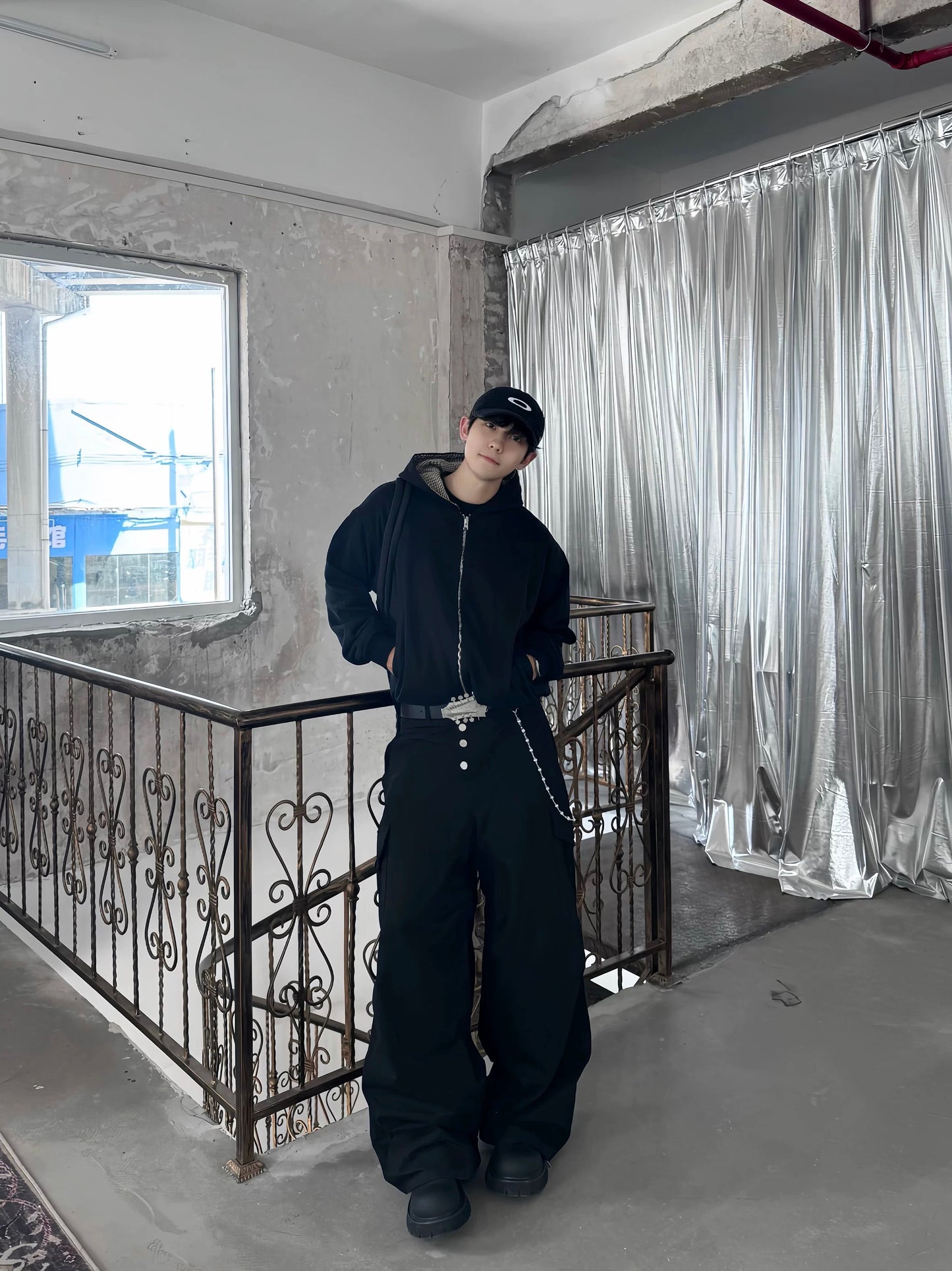 Alloy Handmade Phants Zipper Unisex