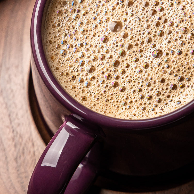 European Style Porcelain Simple Ceramic Ladies Household Mug