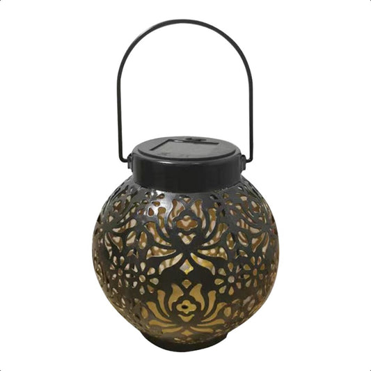 2 Pack Outdoor Solar Hanging Lantern Lights Waterproof Outdoor Garden Lawn Lamp