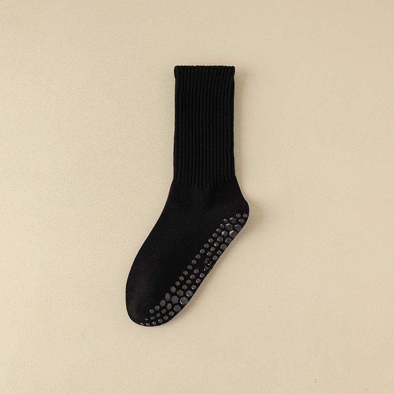 Women's Pilates Mid-calf Silicone Non-slip Yoga Socks