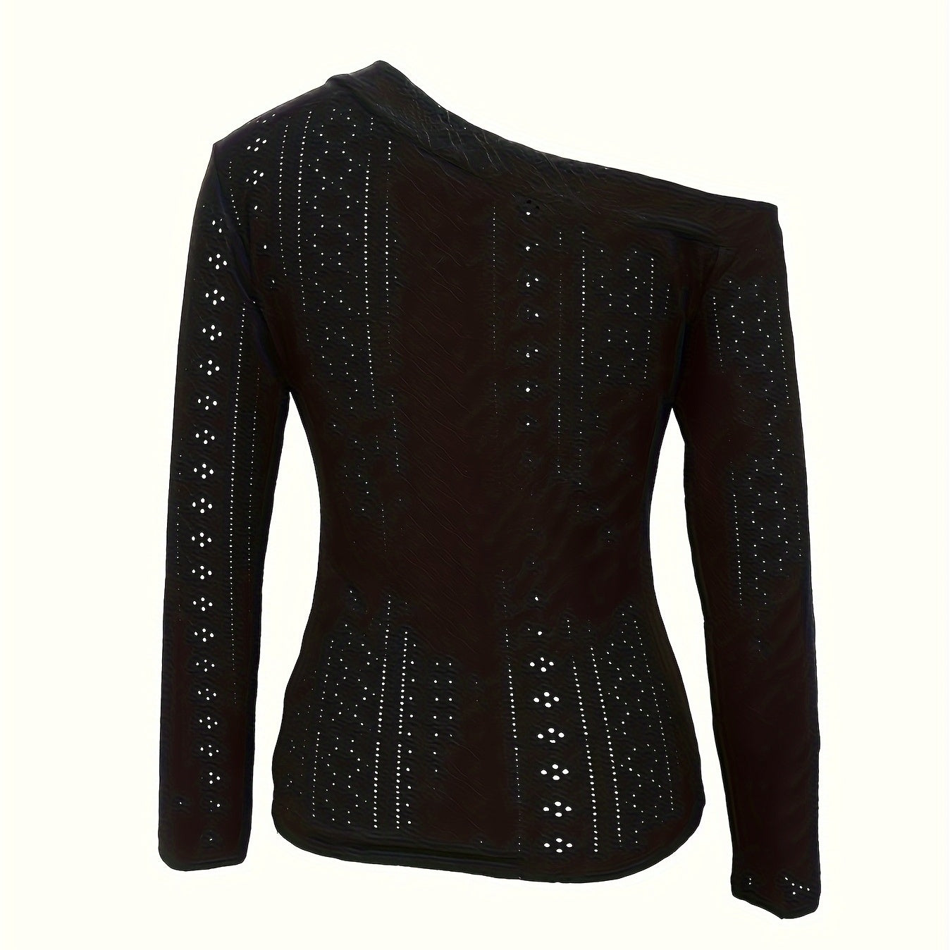 Ladies' Off Shoulder Long Sleeved Fashionable New Style, Versatile Top For Keeping Warm And Showing Off Figure, Long Sleeved T-shirt