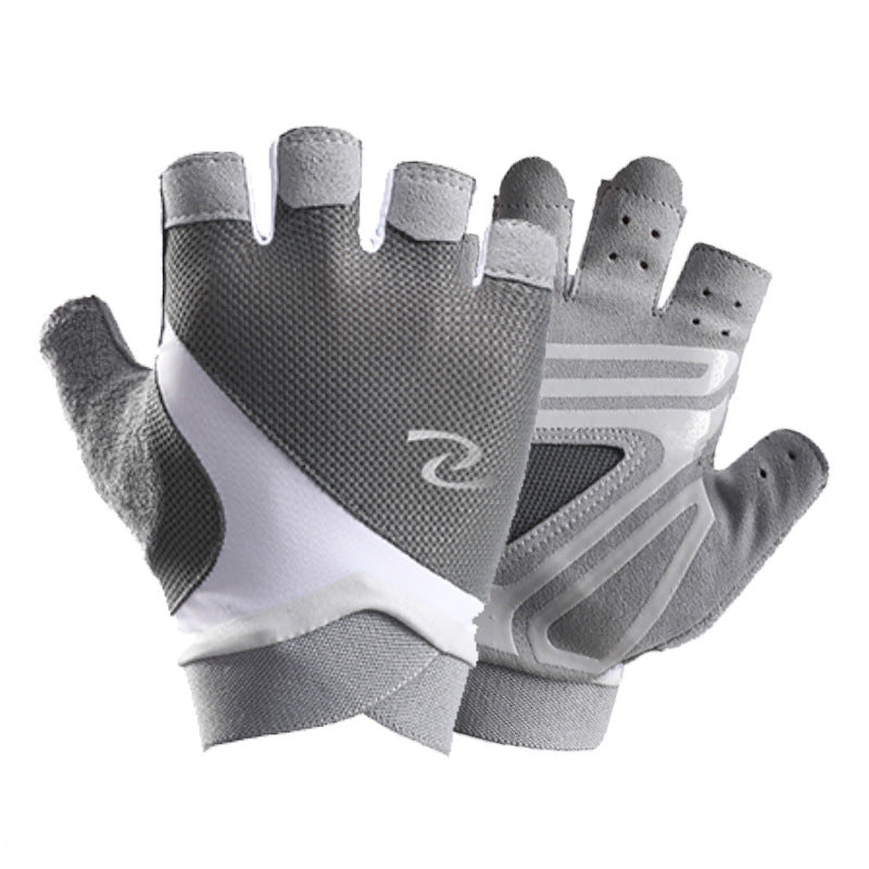 Fitness Training Shock-absorbing Half Finger Gloves
