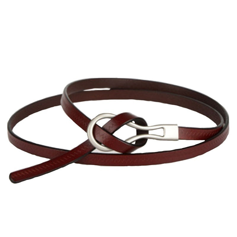 Cowhide Belt Women's Belt Fashion