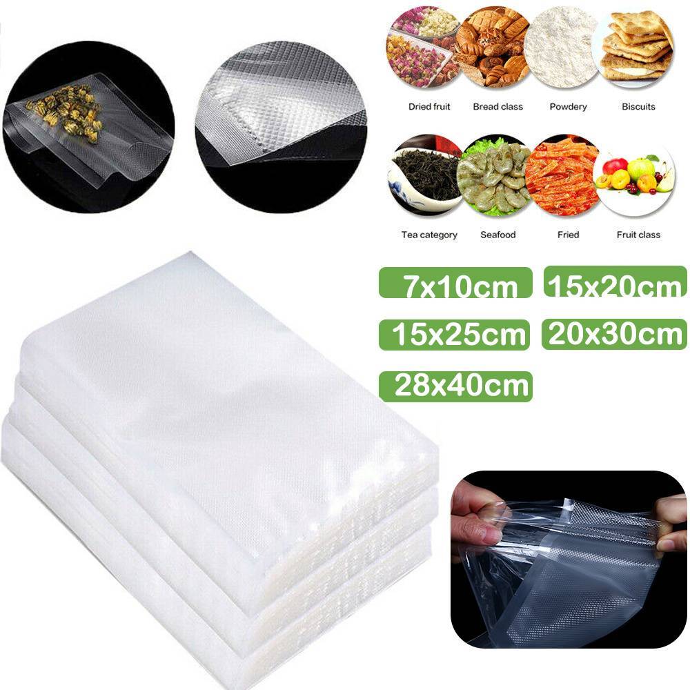 Vacuum Sealer Bags Precut Food Storage Saver Heat Seal Cryovac BPA-Free