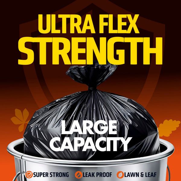 65 Gallon Heavy Duty Black Trash Bags 1.9mm Thick, No Shipping On Weekends, Amazon Banned