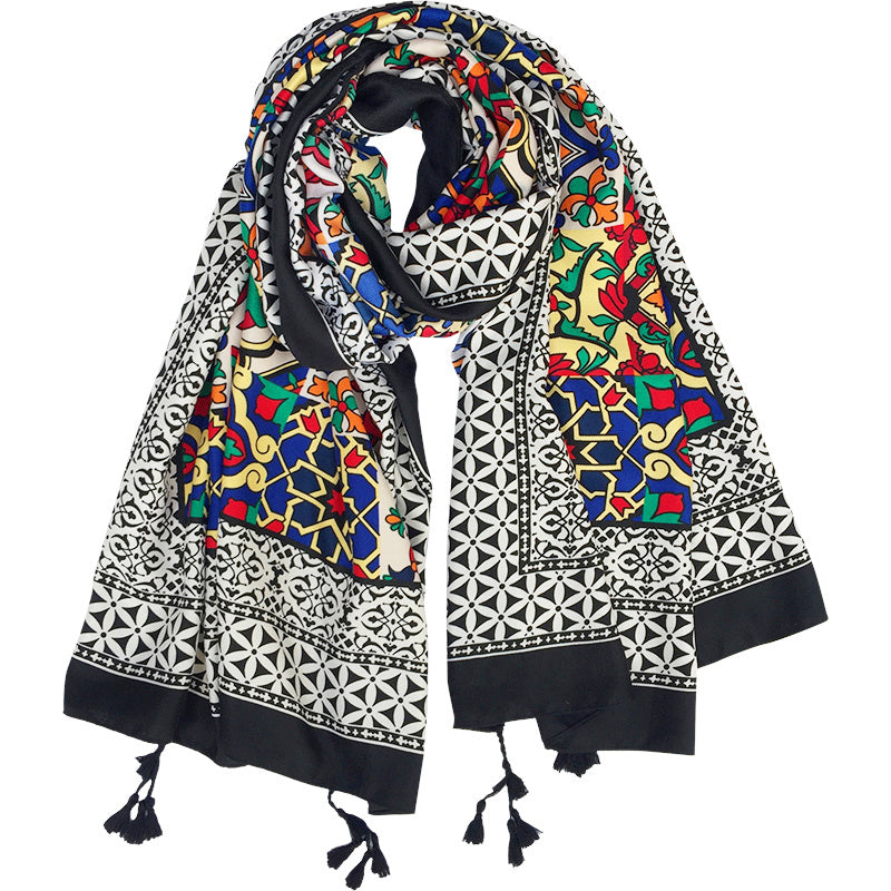 Travel Sun Protection Large Shawl Women's Scarf Beach Towel