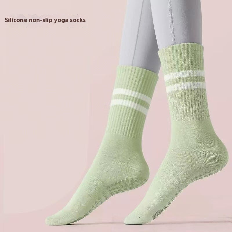 Mid-calf Yoga Socks Non-slip Professional Women's Fitness