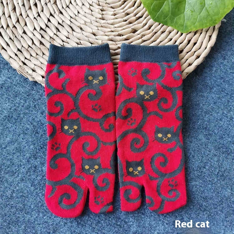 Two-toe Socks Split Toe Women's Cotton Socks