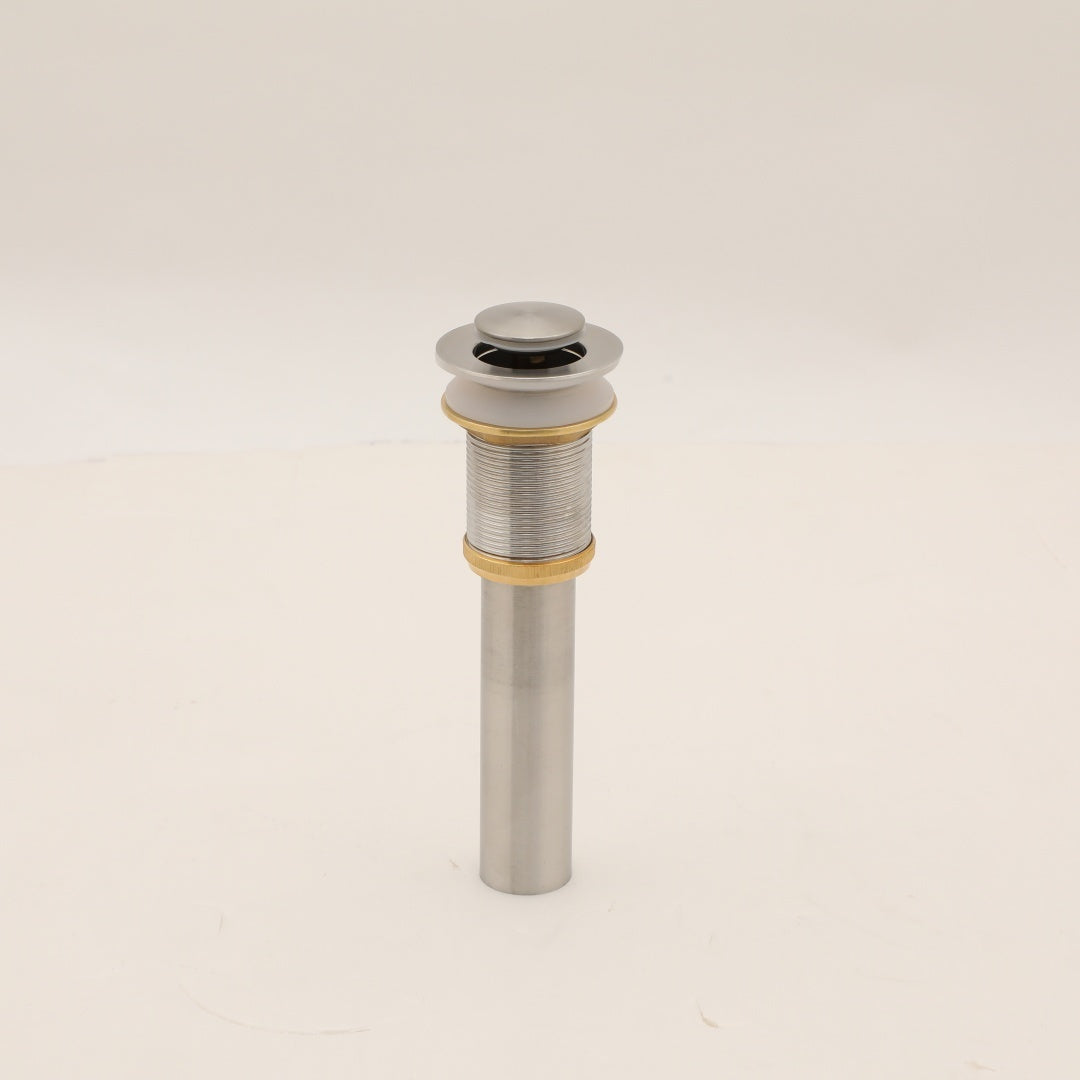 Brushed Nickel Stainless Steel Undermount Bathroom Sink With Pop-Up Drain, Easy To Clean, Durable, Noise-Reducing