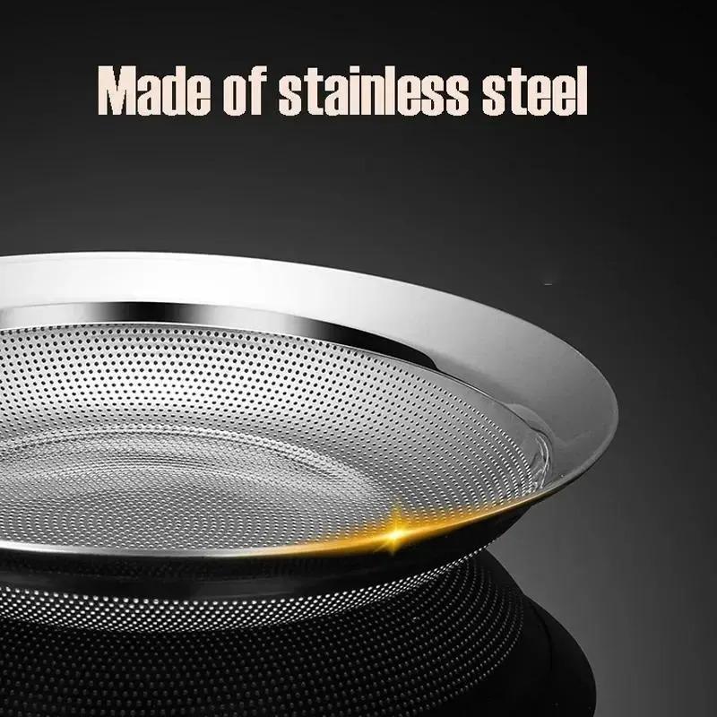 Stainless Steel Oil Strainer Spoon Summer Promotion With Handle Fine Mesh Kitchen Oil Strainer