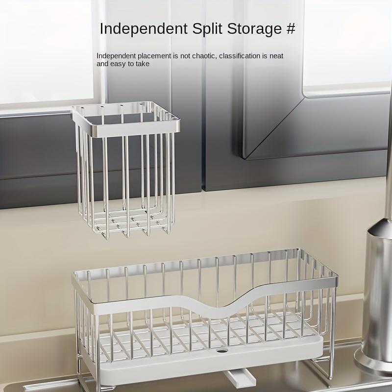 Kitchen Household Wall-mounted Multifunctional Multi-layer Carbon Steel Cleaning Supplies Rack,Please Note That This Product Is Shipped By Yourself For The Average Shipping Cost