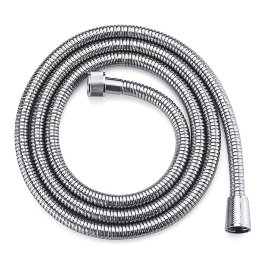 PVC Shower Hose 59 In Extra Long Smooth Handheld Shower Hose Flexible Anti-Kink Handheld Shower Head Hose With Brass Spin Inner Core White