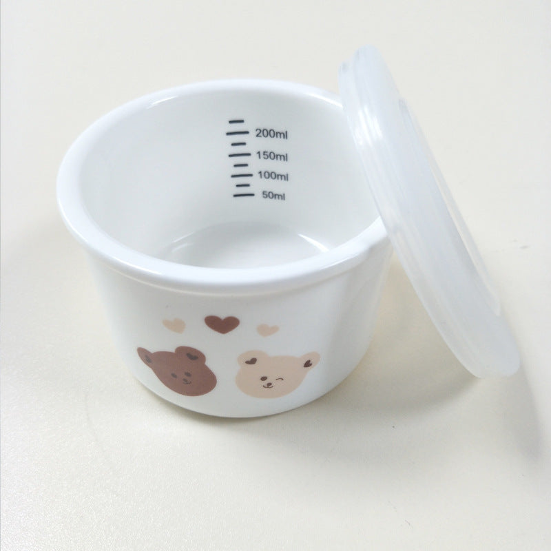 Baby Bear Print Multifunctional Food Complementary Bowl