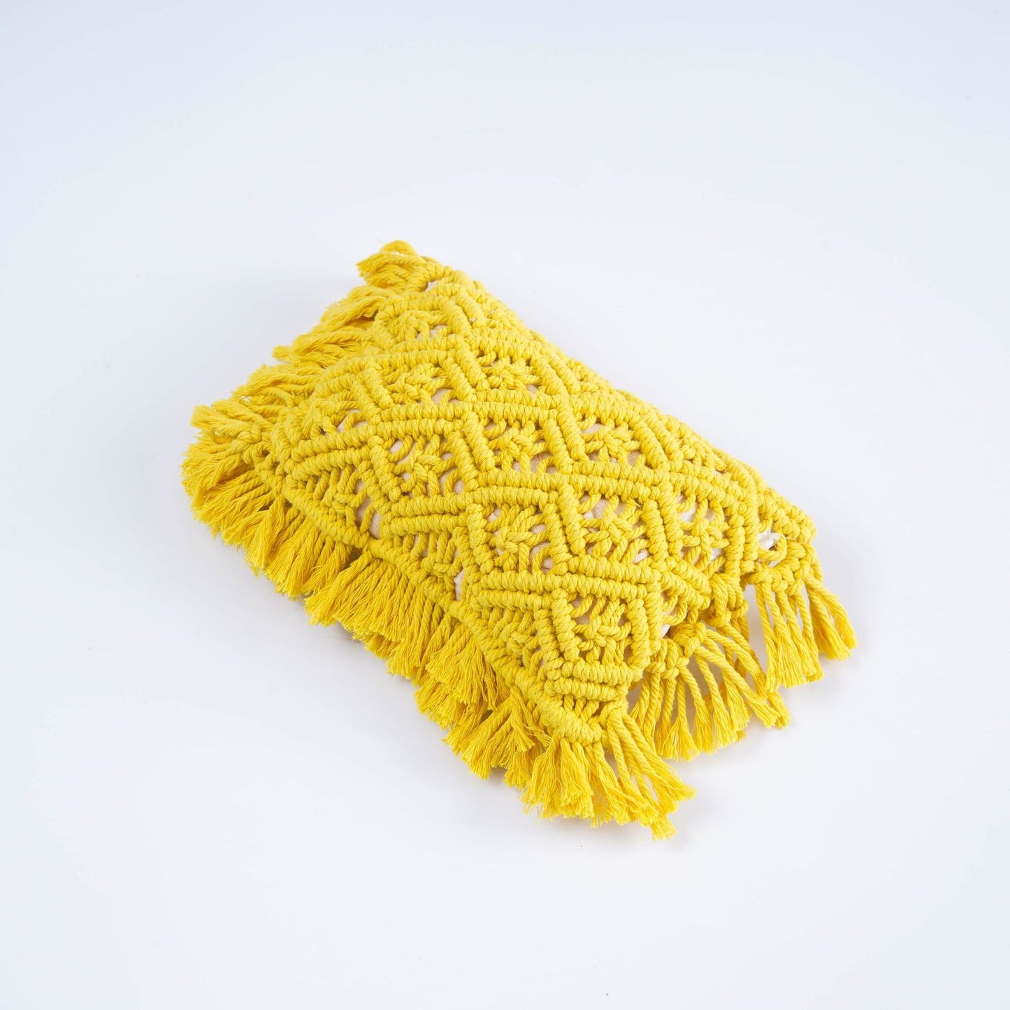 Hand-woven Tassel Pillow