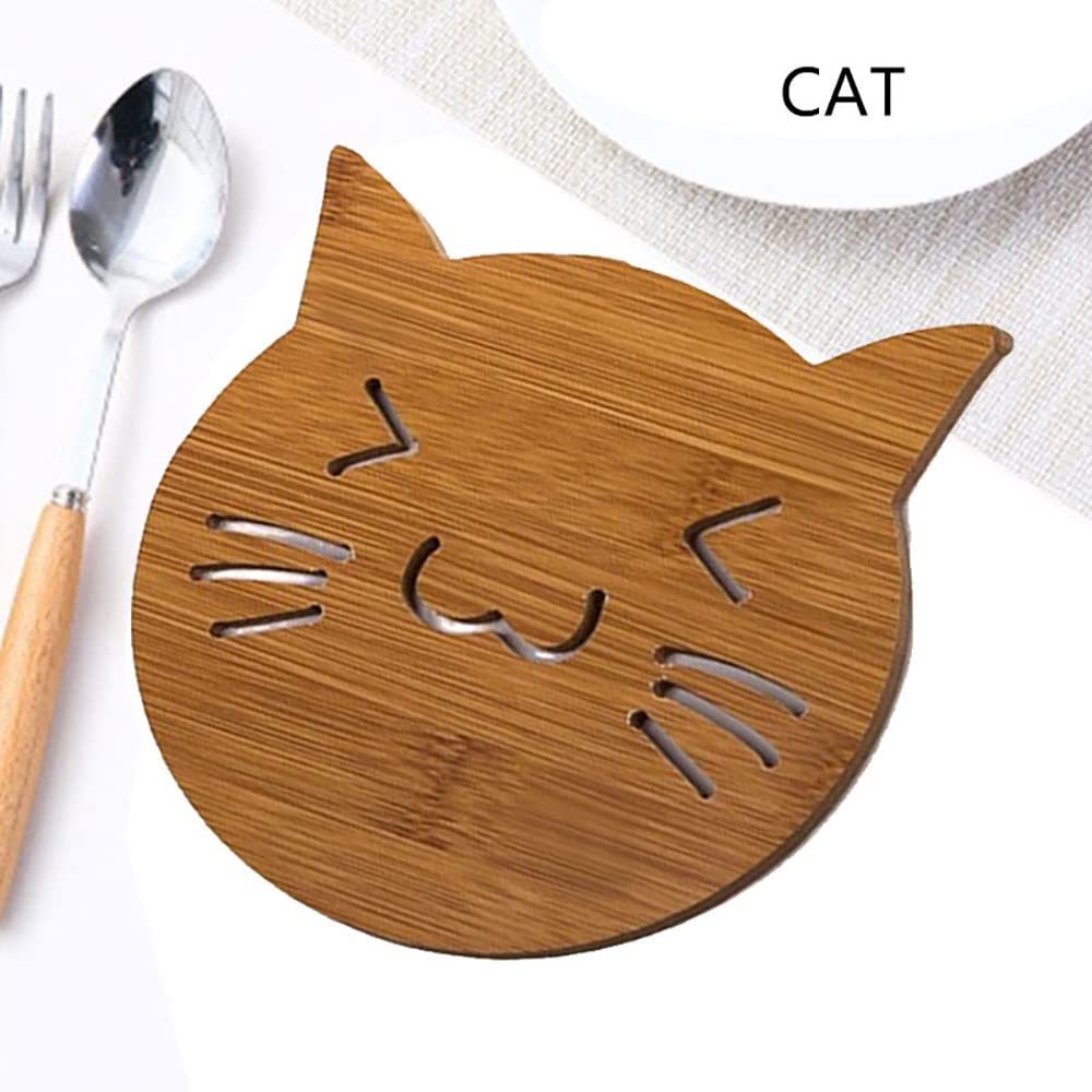 Cartoon Coasters Cup Carriers For Drinks Table Placemats Wood Drink Drinking Coaster Coffee Mug Rack Coffee Cup Stand Cup Coaster Wood Cup Wooden Dining Table Cup Holder