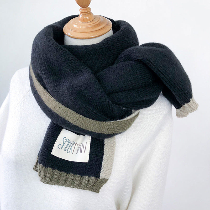 All-match Knitted Wool Student Japanese Long Style