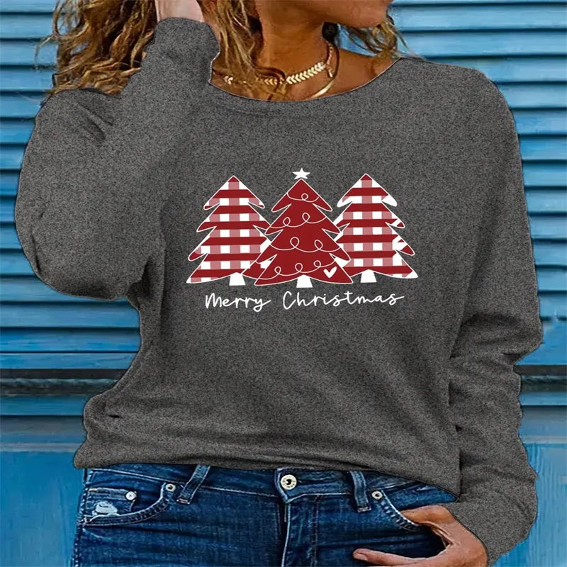 Women's Printed Hoodless Sweatshirt