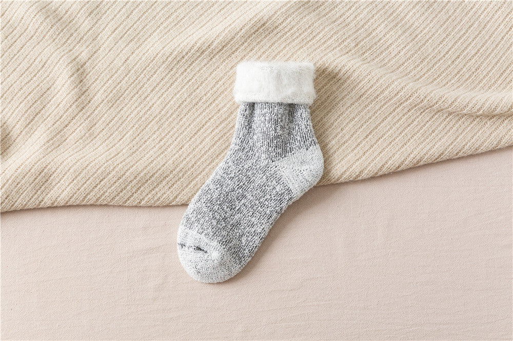 Winter Thick Wool Lined Warm Stockings