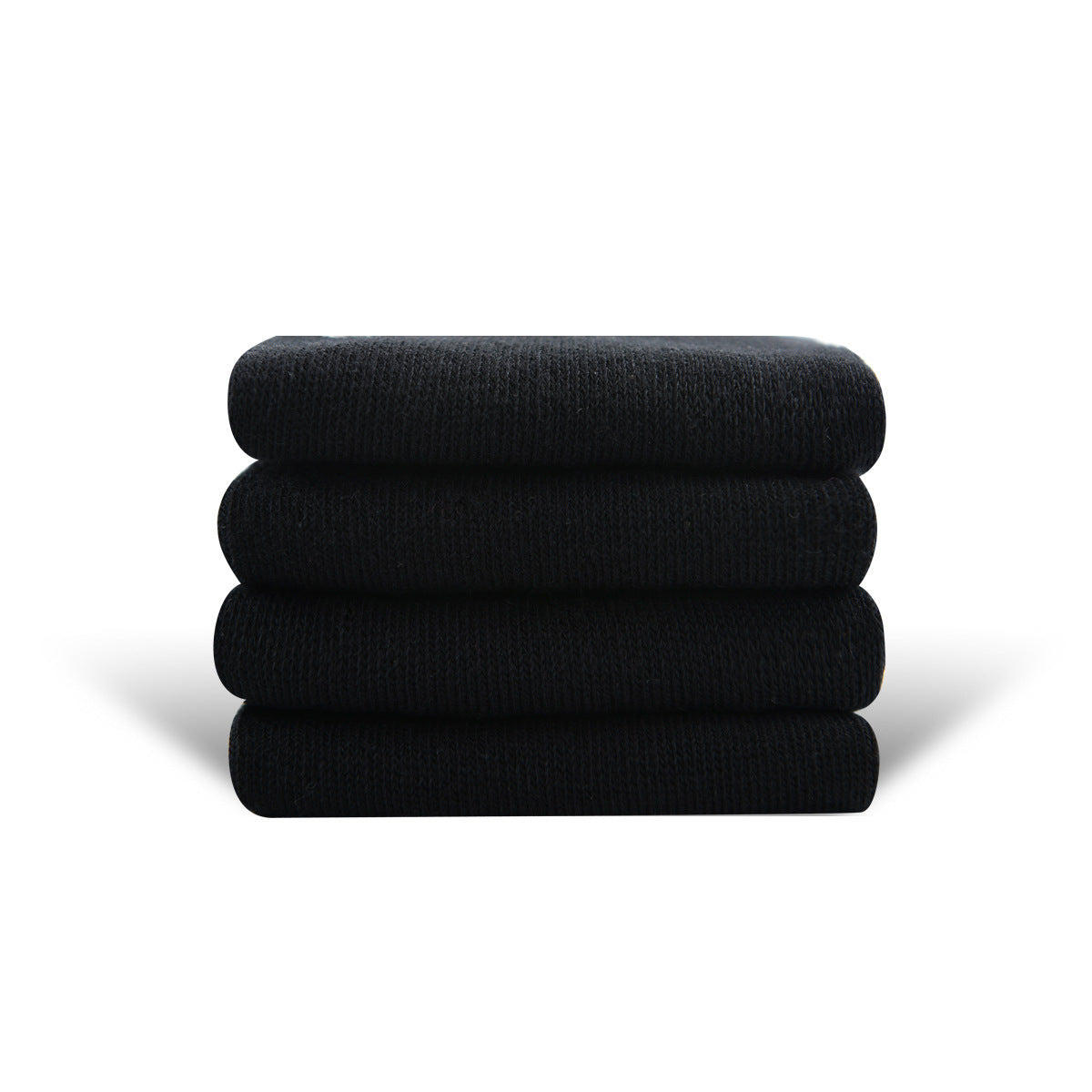 Solid Color High-elastic Mid-calf Boneless Macaron Colored Cotton Socks