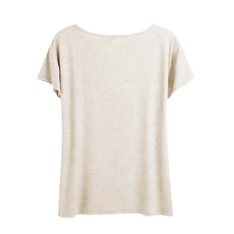 Women's Letter Print Short Sleeve T-Shirt - Casual Round Neck Summer Top