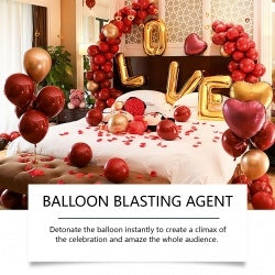 Dowmoo Latex Balloon Ambiance, Wedding Balloons Free Binding Safety Latex Balloon Ambiance Spray