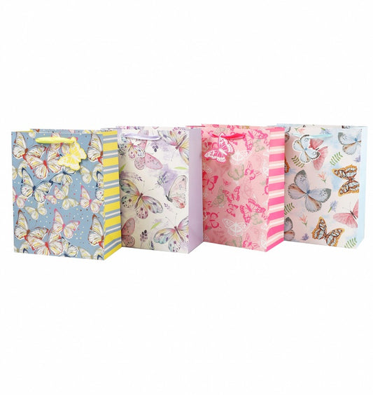 Set Of 12 Pieces Of Banmei Butterfly Pattern Gift Bag Tote Bag