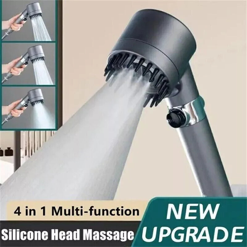 3 Modes Shower Head With Filter High Pressure Water Saving Massage Body Scalp