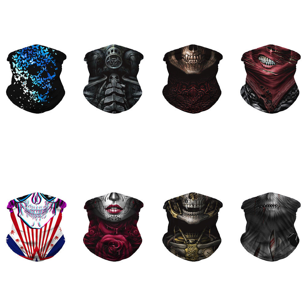 Summer Sports Sunscreen Face Towel Bib