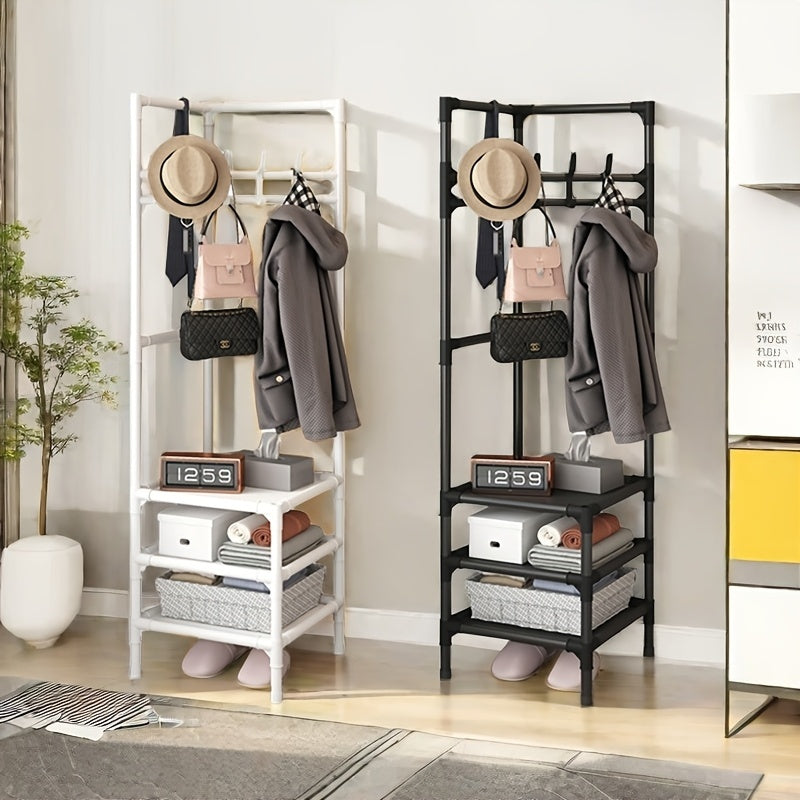 A Multi-functional Minimalist-style Coat Rack With Removable And Washable Compartments, Available In Black And White.Can Be Delivered To All European Countries. Please Contact Our Customer Service