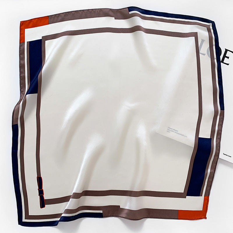 Women's Spring And Autumn Silk Scarf Small Square