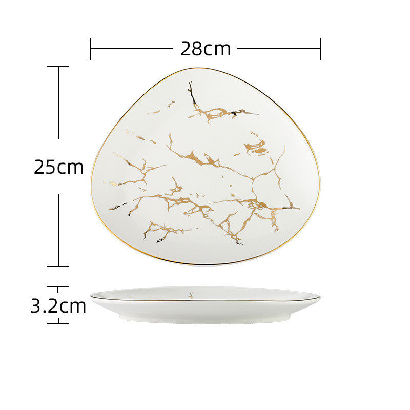 Nordic Light Luxury Style Phnom Penh Marble Household Bowl