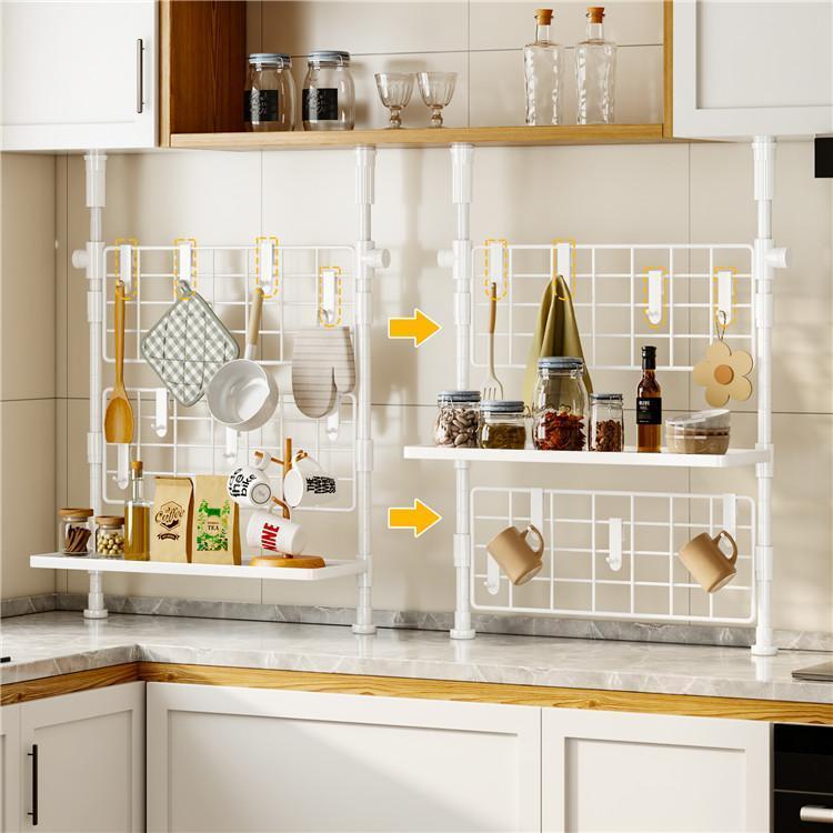 High Quality Three-Layer Adjustable Telescopic Stainless Steel Kitchen Sink Storage Rack