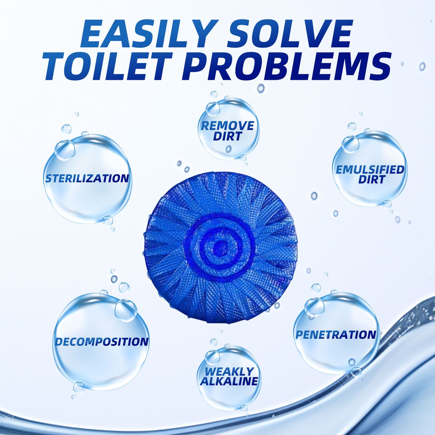 Cleaning Toilet Dirt With Fragrance Cleaning Tablets