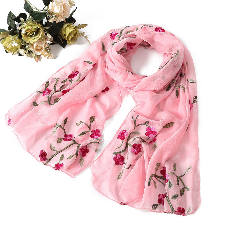 Ladies Silk Scarf Shawl